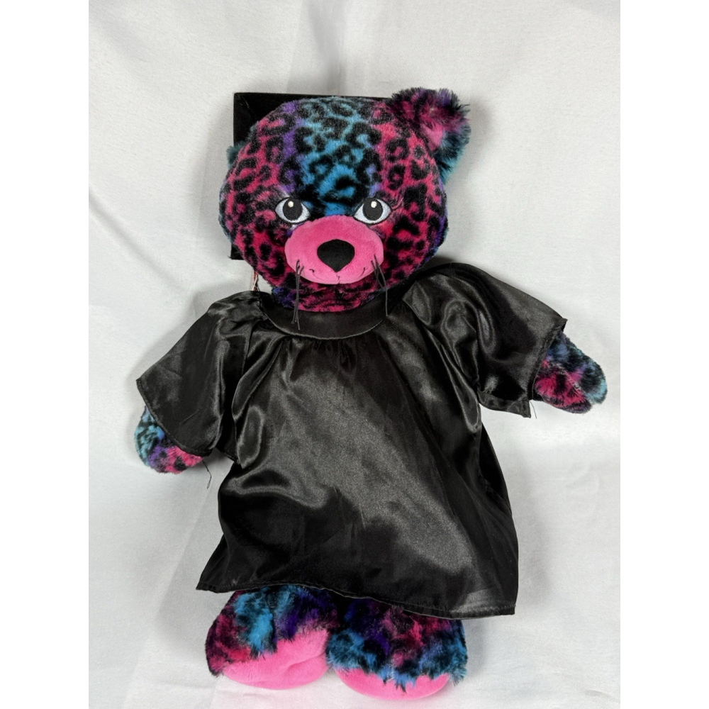Build A Bear Wild About Spots Cat Plush 18" W/ Graduation Cap & Gown - Picture 1 of 4